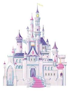 Αυτοκόλλητο Princess Castle glitter