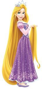 Αυτοκόλλητο Disney Princess Rapunzel with Glitter