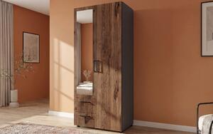 Ντουλάπα με σωλήνα και ράφια Bruno S 2
