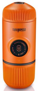 Φορητή μηχανή εσπρέσο Wacaco Nanopresso Orange Patrol, 18bar, 80 ml, Για αλεσμένο καφέ, Δεν χρειάζεται φόρτιση ή μπαταρίες, Πορτοκαλί