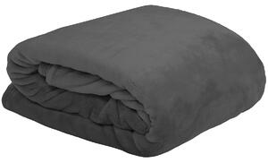 Κουβέρτα Fleece Υπέρδιπλη (220x240) S-F Doudou Anthracite P45792014