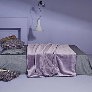 Κουβέρτα Βελουτέ Ημίδιπλη (180x220) Kentia Loft Notte 42 Purple