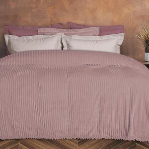 Κουβέρτα Fleece Υπέρδιπλη (220x240) Das Home Fleece 1354 Pink