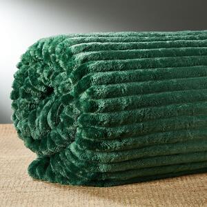 Κουβέρτα Fleece Υπέρδιπλη (220x240) Whitegg Ριγέ AW2023 5-EMERALD