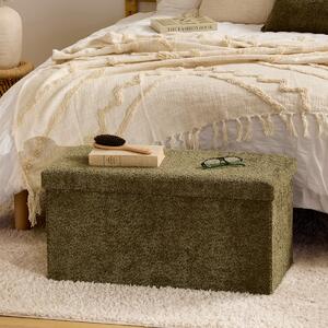 Ταμπουρέ Με Αποθηκευτικό Χώρο (76x38x38) A-S Soana Khaki 214228C