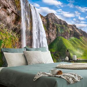 Φωτοταπετσαρία καταρράκτης Seljalandsfoss
