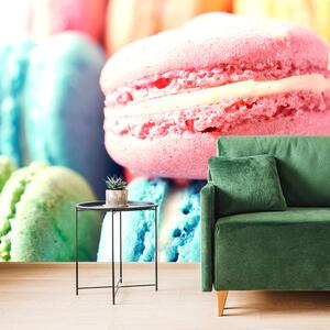 Φωτοταπετσαρία πολύχρωμα μακαρόν