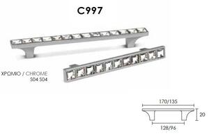 Conset C997-96 Χρώμιο Λαβή Επίπλου