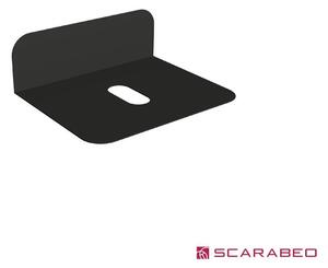 Scarabeo Plana 60 Έπιπλο μπάνιου Βάση Νιπτήρα 60x48 h.20εκ Black Matt