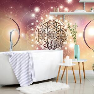 Ταπετσαρία τοίχου γοητευτική μάνταλα
