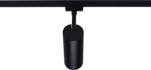 Paulmann URail LED σποτ ράγας Theron μαύρο 3.000 K Ø 6cm, ρυθμιζόμενος, Μαύρο, Σαλόνι / τραπεζαρία, Πλαστικό, σύγχρονο