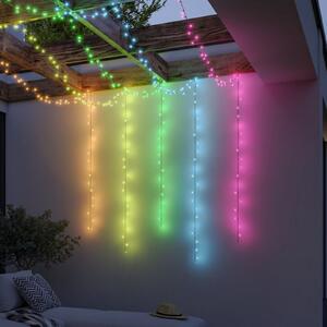 Paulmann Plug & Shine Smart Φωτιστική αλυσίδα Yuna 5 m RGB μαύρη, ρυθμιζόμενος, Μαύρο, Πλαστικό, σύγχρονο