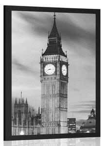Αφίσα big Ben στο Λονδίνο σε ασπρόμαυρο