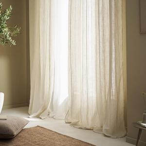 Κουρτίνα (140x280) Με Τρουκς Gofis Home Odelina Off White 103/05