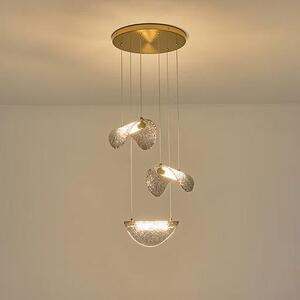 Φωτιστικό Οροφής Τρίφωτο LED Eurolamp Isola 144-18005 Bronze/Grey
