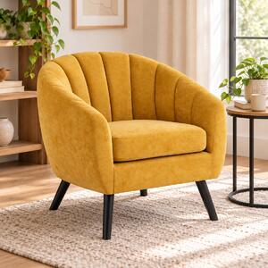 Πολυθρόνα (73x78x76) Spitishop Lisbon Yellow