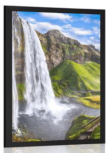 Αφίσα καταρράκτης Seljalandsfoss