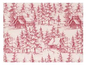 Χριστουγεννιάτικα Σουπλά (Σετ 4τμχ) Kentia Loft Snow 2419