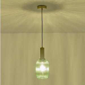 Κρεμαστό φωτιστικό οροφής 1xE27/15W/230V πράσινο 13 cm