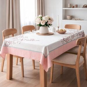 Αλέκιαστο Τραπεζομάντηλο (145x145) Saint Clair Τρ.26 Pink