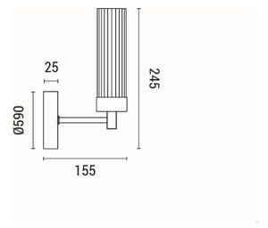 Απλίκα Τοίχου Eurolamp Viny 144-24030