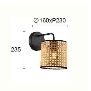 Απλίκα Τοίχου Viokef Gheisa Cylinder 4268100