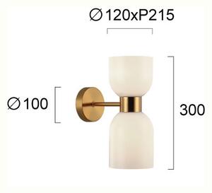 Απλίκα Τοίχου Viokef Memory White 4291800