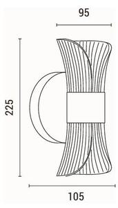 Απλίκα Τοίχου LED Eurolamp Tela 144-58012
