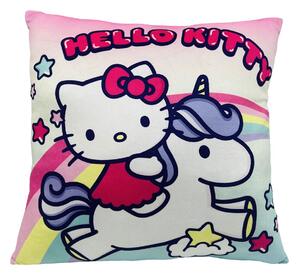 Διακοσμητικό Μαξιλάρι Βελουτέ 2 Όψεων (38x38) Dimcol Hello Kitty 602 Pink-Multi