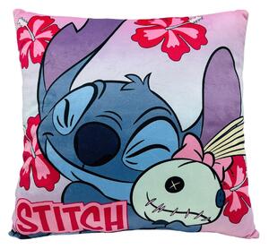 Διακοσμητικό Μαξιλάρι Βελουτέ 2 Όψεων (38x38) Dimcol Stitch 613 Pink