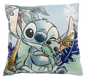 Διακοσμητικό Μαξιλάρι Βελουτέ 2 Όψεων (38x38) Dimcol Stitch 612 Pale Blue