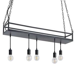 Lindby - Kirista 5 Pendant Black Lindby