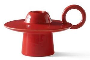 &Tradition - Momento Candleholder JH39 Poppy Red &Tradition