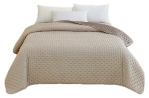 Κουβερλί 2 Όψεων (240x260) Hotel Ecru/Grey 100gsm 100% Microfiber