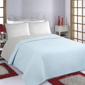 Κουβερλί Μονό (170x220) 2 Όψεων Silk Fashion Bones Blue-Grey