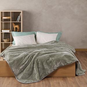 Κουβέρτα Βελουτέ Μονή (160x220) Kentia Loft Notte 2310 Green