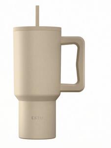 Κούπα Θερμός Με Λαβή & Καλαμάκι 900ml Estia Save The Aegean Tumbler Dune 01-41489