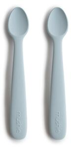 Κουτάλια Φαγητού (Σετ 2τμχ) Mushie Powder Blue 66-2360228