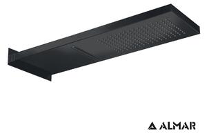 Almar Black matt PVD Επίτοιχη κεφαλή ντους 2 ροών E044199-400