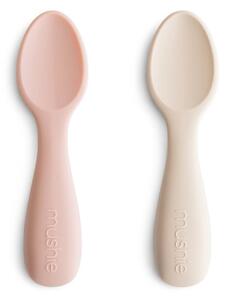 Κουτάλια Φαγητού (Σετ 2τμχ) Mushie Blush/Shifting Sand 66-101352