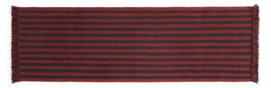 HAY - Stripes and Stripes Wool Rug 200x60 Cherry HAY