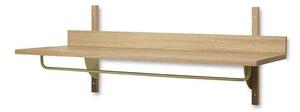 Ferm LIVING - Sector Rack Shelf Oak/Brass ferm LIVING