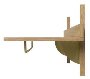 Ferm LIVING - Sector Rack Shelf Oak/Brass ferm LIVING