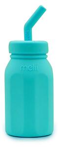 Παγούρι 230ml Με Καλαμάκι Melii Μπλε 20510