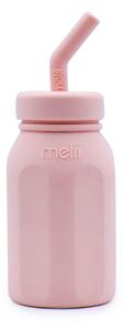 Παγούρι 230ml Με Καλαμάκι Melii Ροζ 20500
