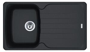 Franke Antea AZG 611-86 Matt Black Γρανιτένιος Νεροχύτης 45cm