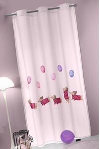 Παιδική Κουρτίνα (160x240) Με Τρουκς Saint Clair Pet Fuchsia