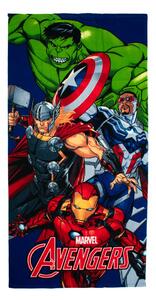 Παιδική Πετσέτα Θαλάσσης Microfiber (70x140) Dimcol Avengers 670 Blue