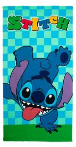 Παιδική Πετσέτα Θαλάσσης Microfiber (70x140) Dimcol Lilo & Stitch 186 Aqua-Sky Blue