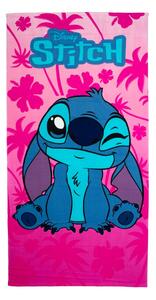Παιδική Πετσέτα Θαλάσσης Microfiber (70x140) Dimcol Lilo & Stitch 189 Pink